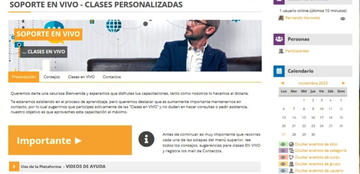 Transformate en un docente innovador manejando Moodle en forma completa e integral