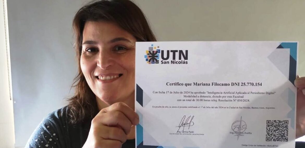 “El curso de Inteligencia Artificial sirve para crear contenido sin ser periodista ni saber de informática”